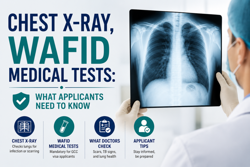 Chest X-Ray, Wafid Medical Tests: